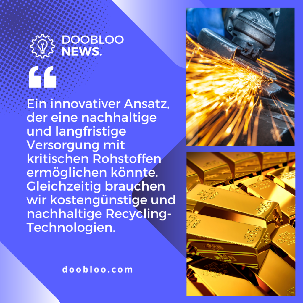 Doobloo AG - Versorgung kritischer Rohstoffe durch Innovation