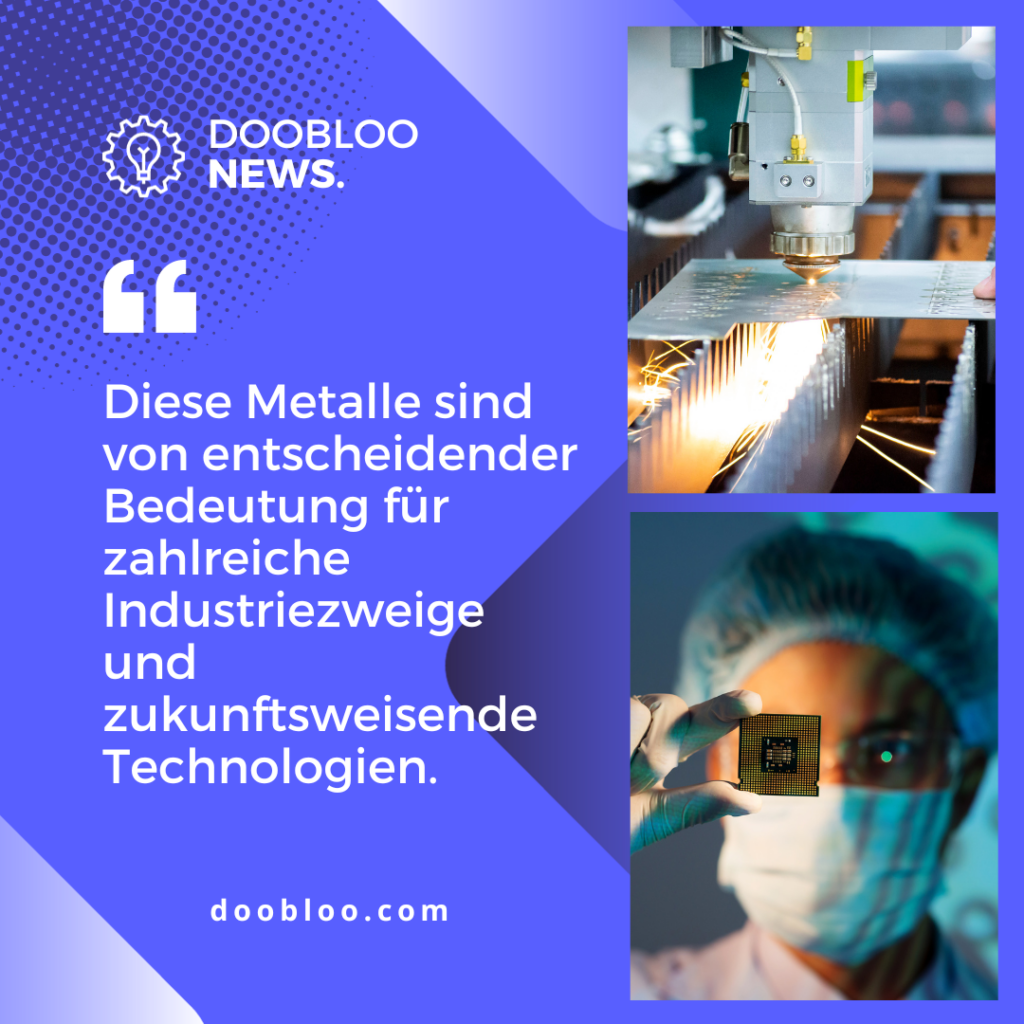 Doobloo AG - Bedeutung der Technologiemetalle