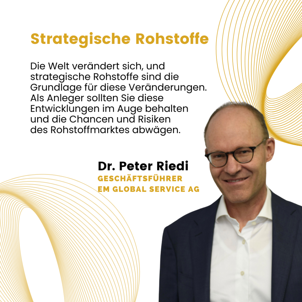 Dr. Peter Riedi - Strategische Rohstoffe