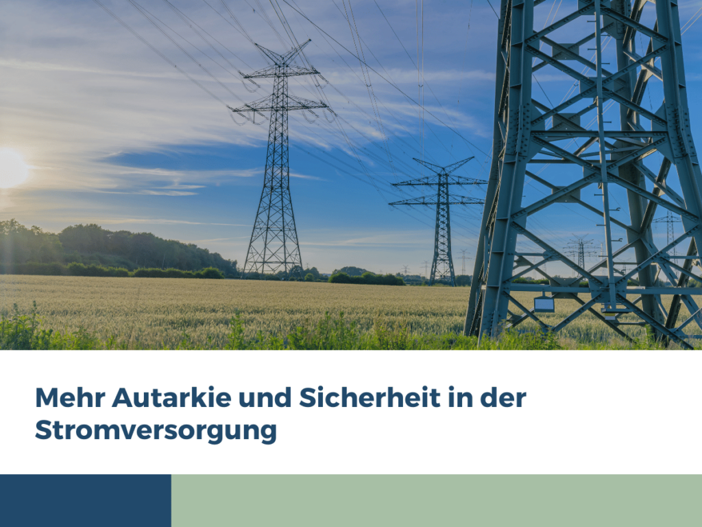 Autarkie in der Stromversorgung - Energiekonzepte Deutschland GmbH