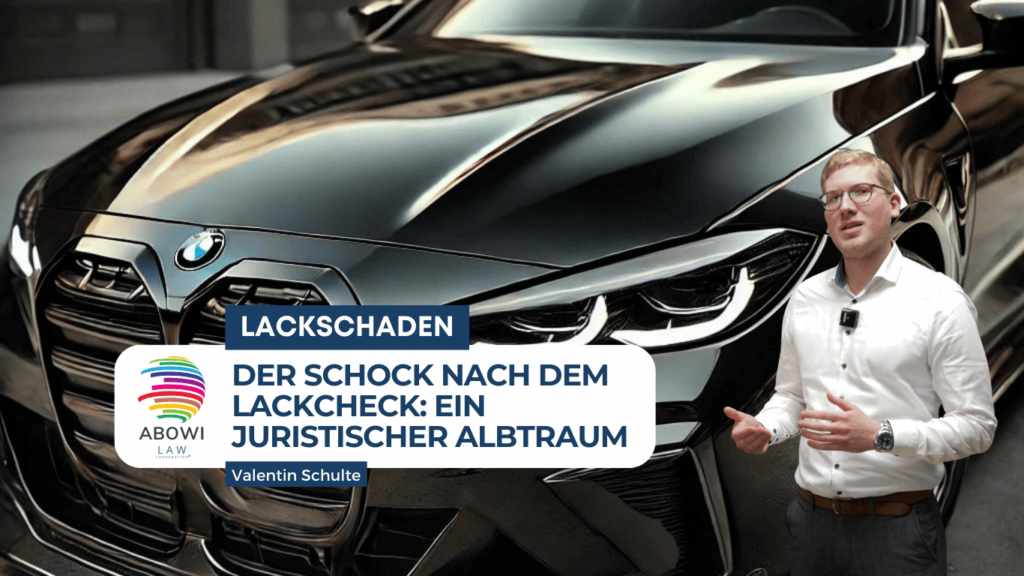 Lackschaden nach Autokauf - ABOWI Law