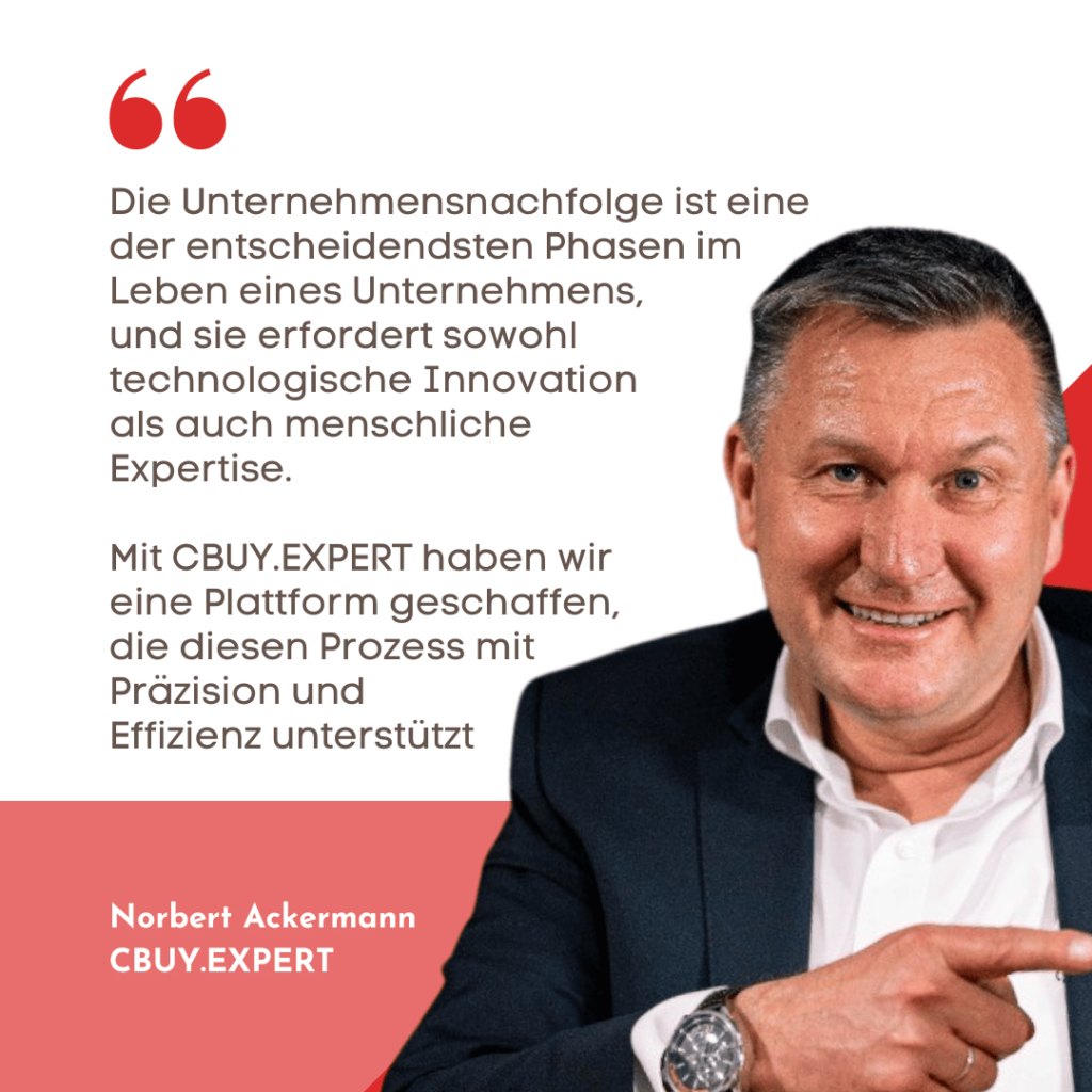 Unternehmensnachfolge für Unternehmer mit CBUY meistern - Norbert Ackermann