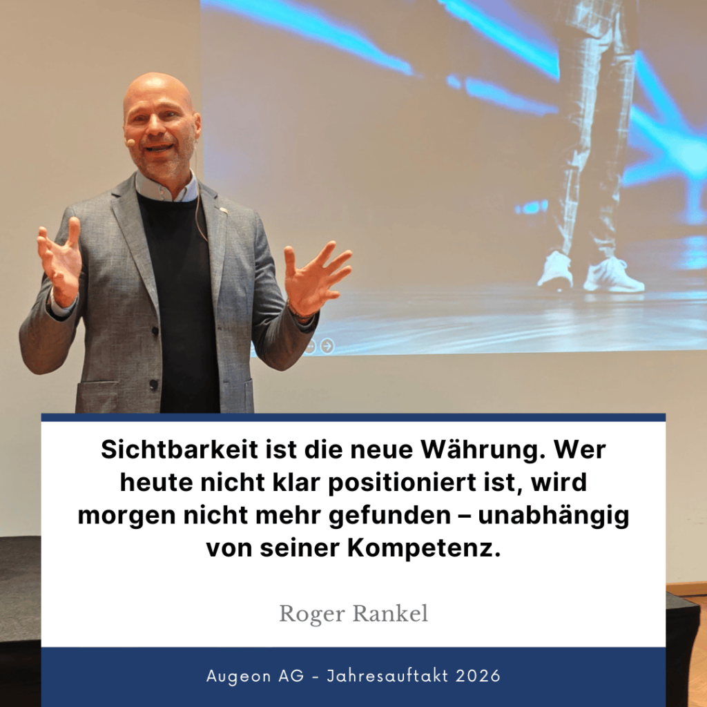 Sichtbarkeit ist die neue Währung - Roger Rankel