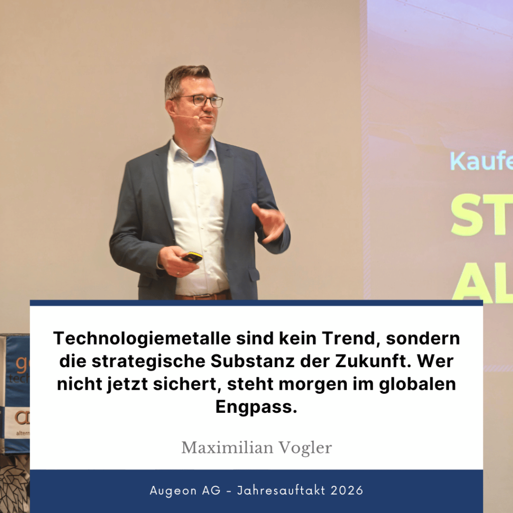 Technologiemetalle sind kein Trend - Maximilian Vogler