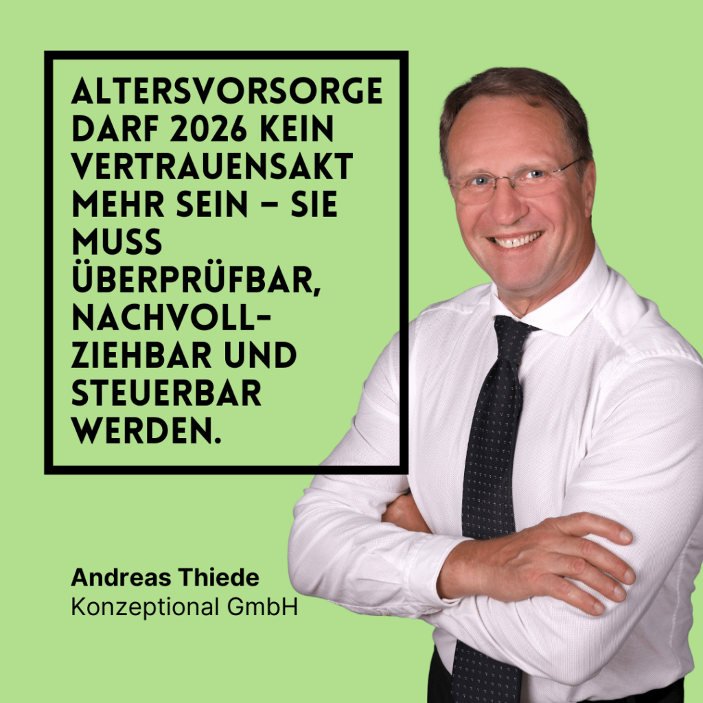 Altersvorsorge Österreich prüfen - Andreas Thiede