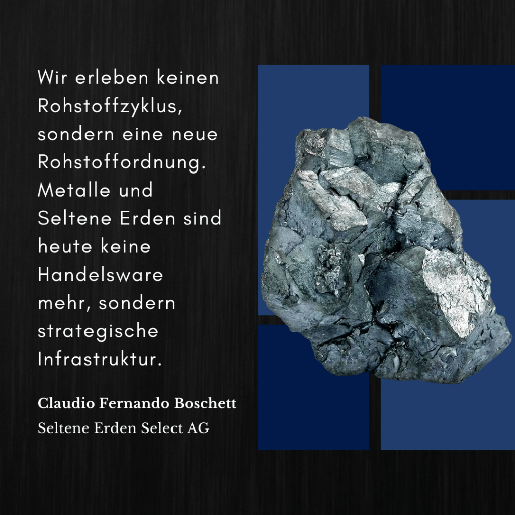 Die neue Rohstoffordnung - Seltene Erden Select AG