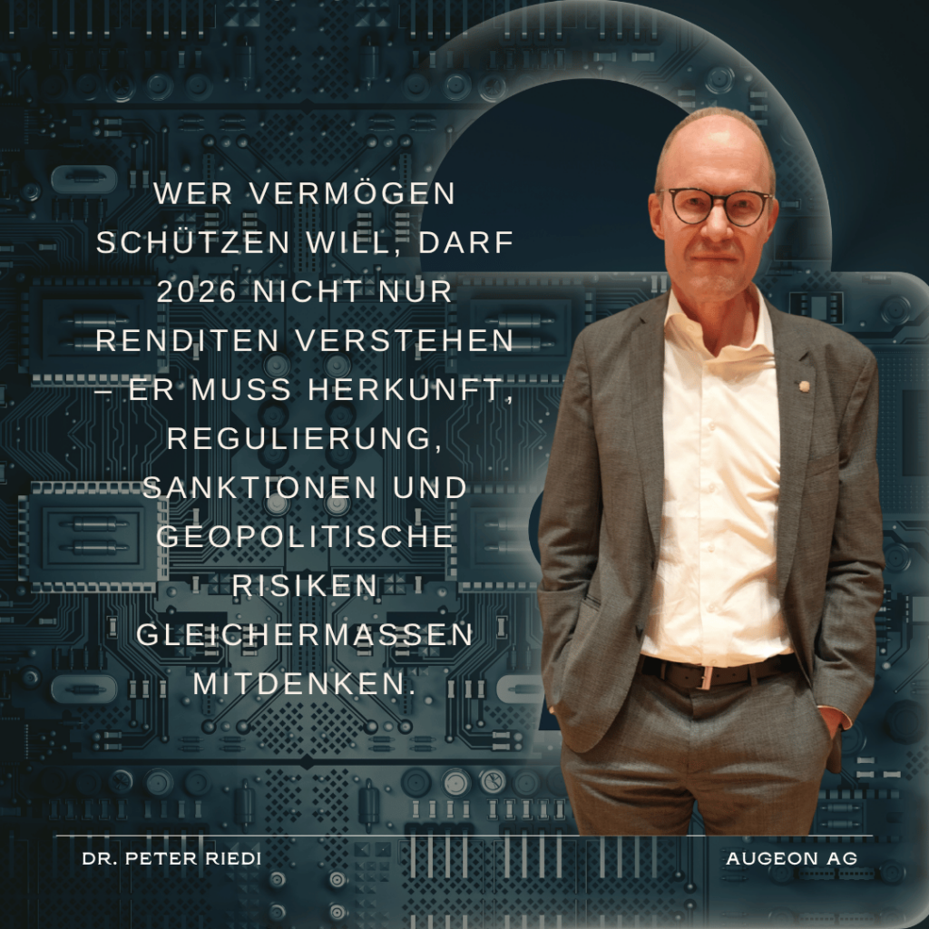 Vermögen schützen - Dr Peter Riedi