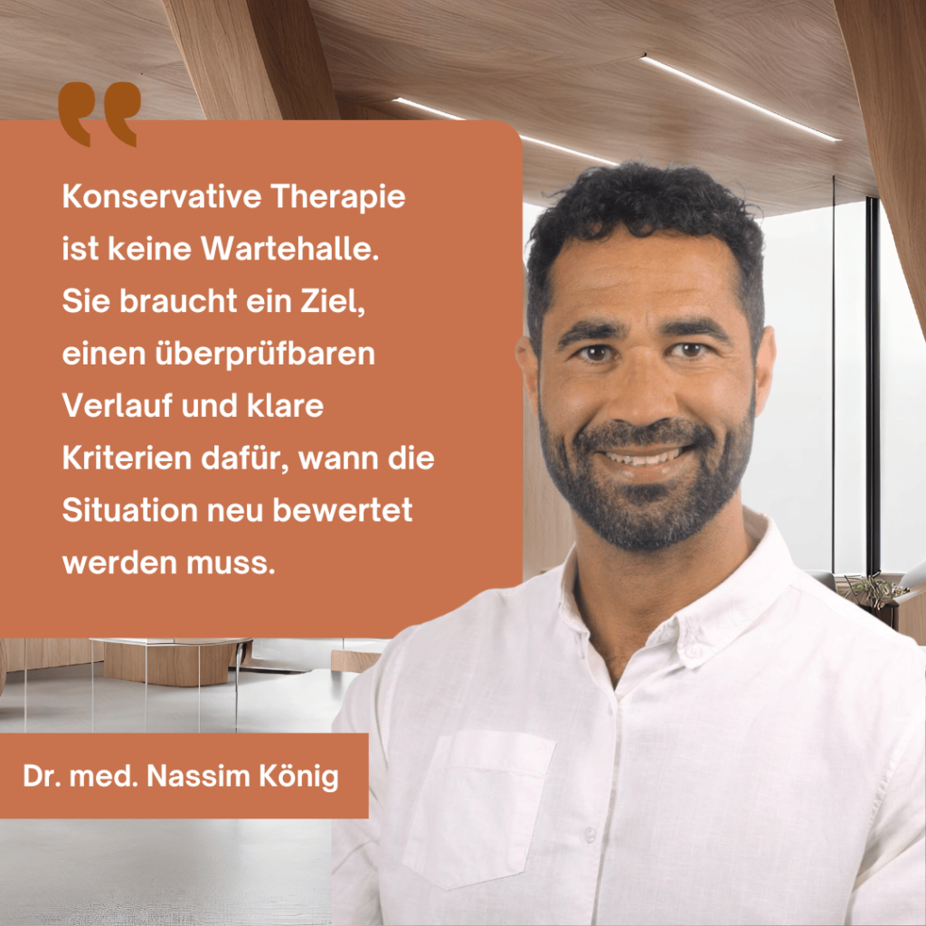 Nassim König - Konversative Therapie Spinalkanalstenose.