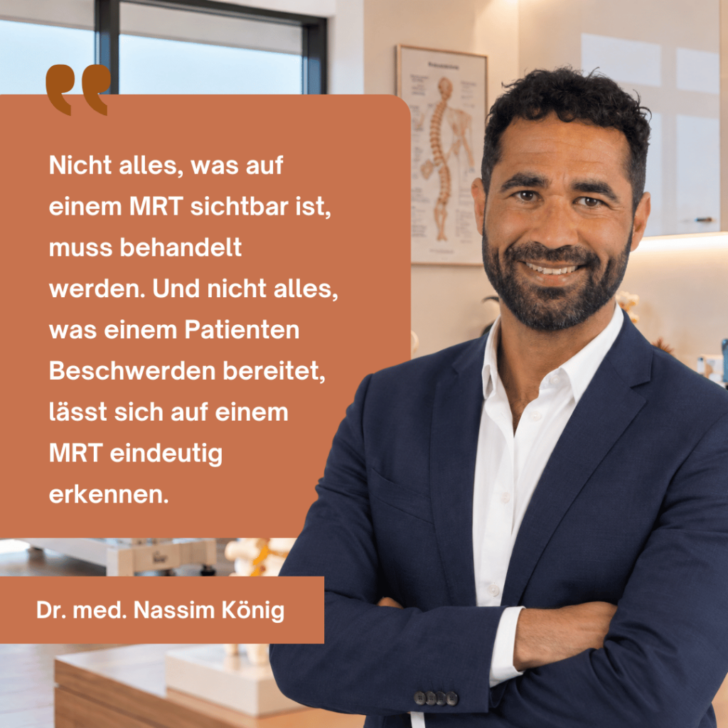 Behandlung Bandscheibe nach MRT - Dr Nassim König